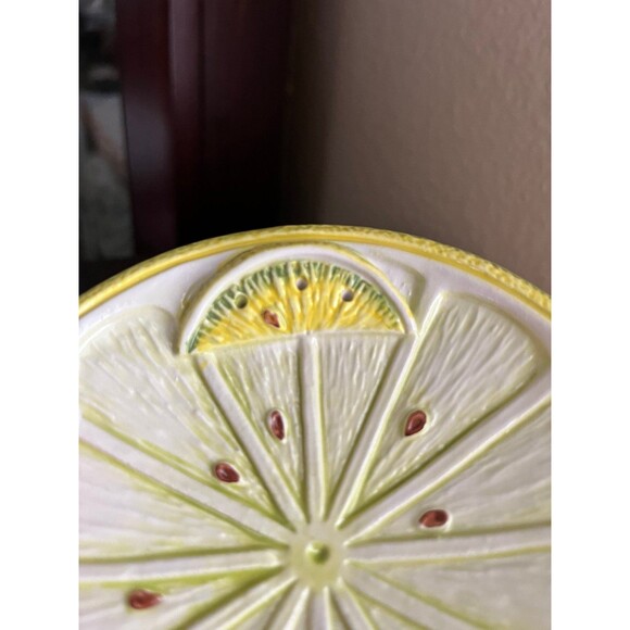Vintage L’oasi Capri Hand Painted Italian Lemon Dish - Picture 3 of 3